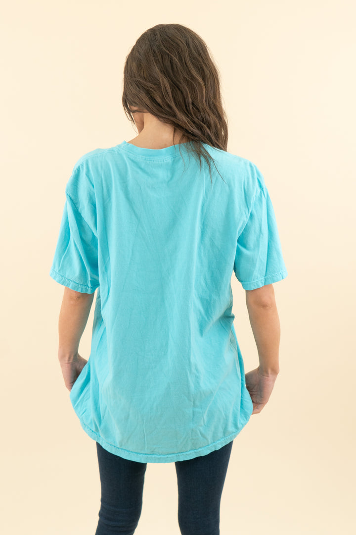 AUCTION light blue " freedom the don" t-shirt (l)