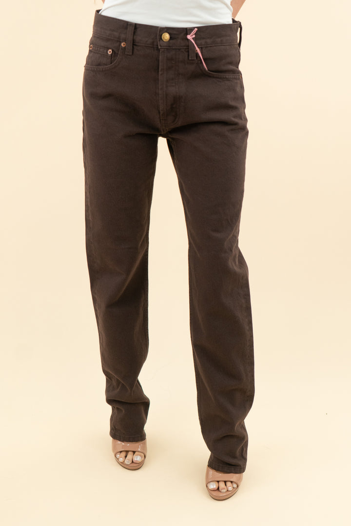 b sides brown jeans nwt (25; retail $495)
