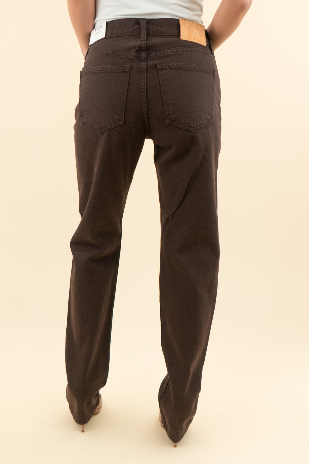 b sides brown jeans nwt (25; retail $495)