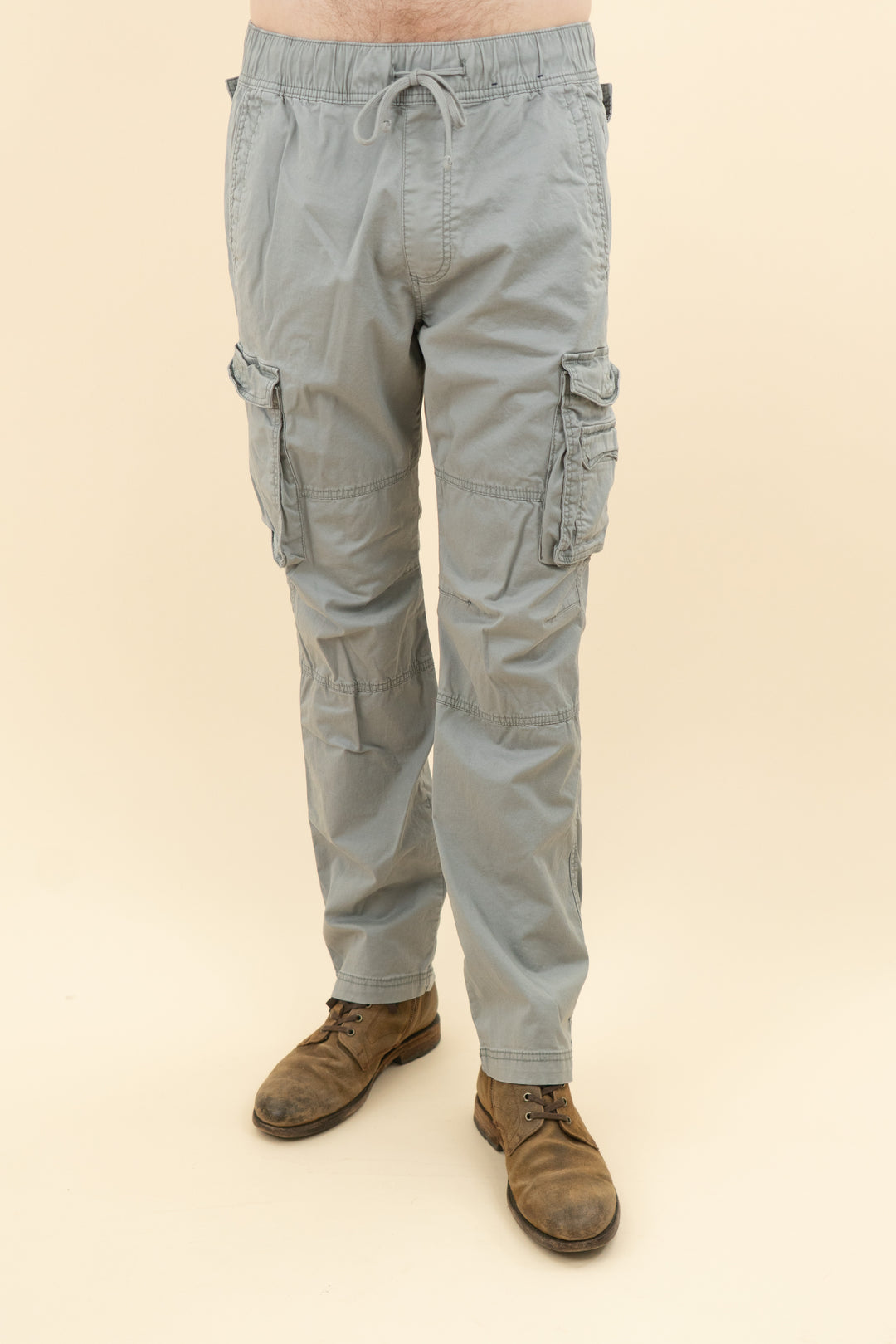 AUCTION hollister grey slim straight cargo pants (l)- JASON