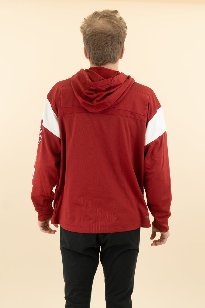 AUCTION nike alabama crimson hoodie (l)