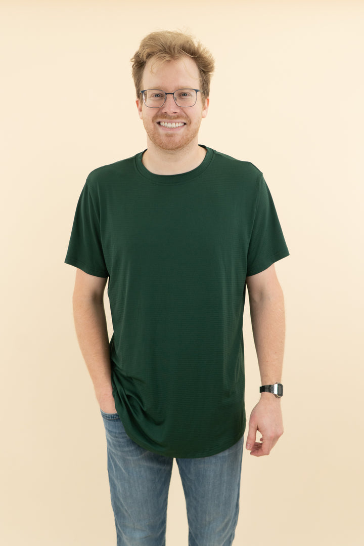 AUCTION salt project emerald green short sleeve athletic tee (xl)- JASON