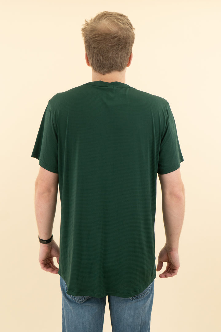 AUCTION salt project emerald green short sleeve athletic tee (xl)- JASON