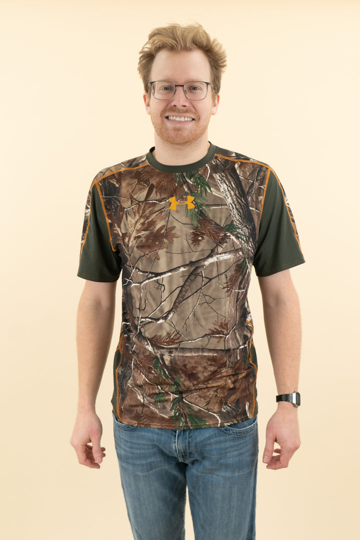 AUCTION under armour short sleeve camo compression tee (xxl)*