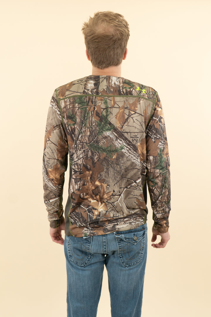 AUCTION under armour camo scent control long sleeve shirt (l)- JASON