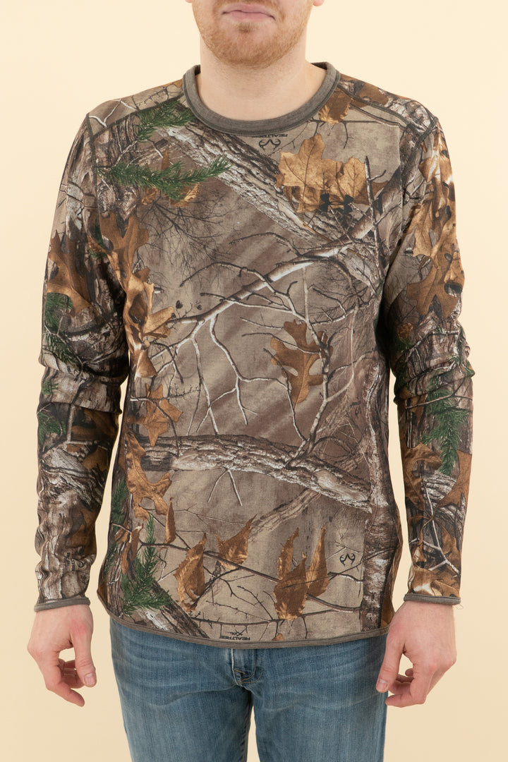 AUCTION under armour cold gear camo long sleeve top (l)- JASON