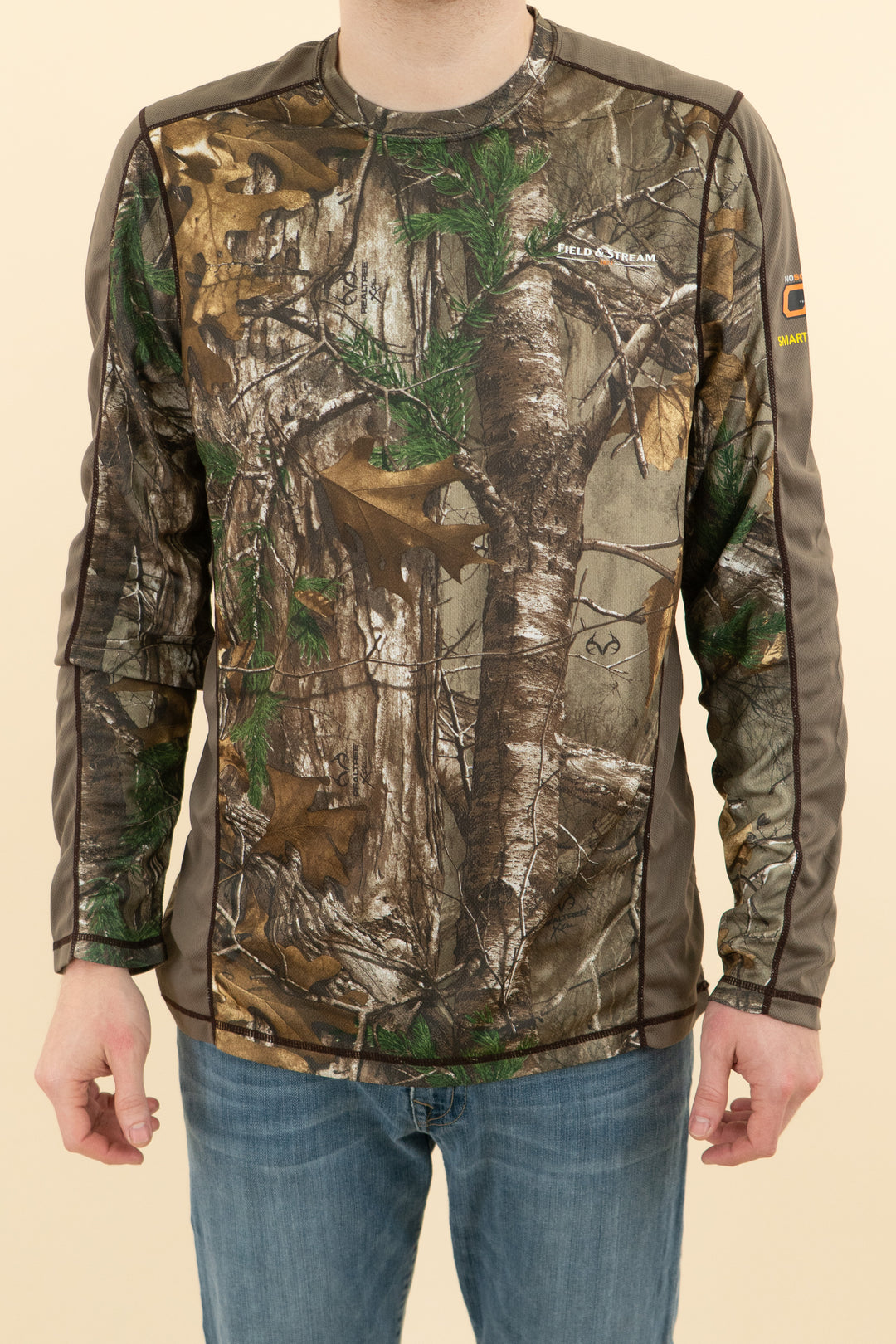 AUCTION field & stream camo long sleeve top (l)- JASON