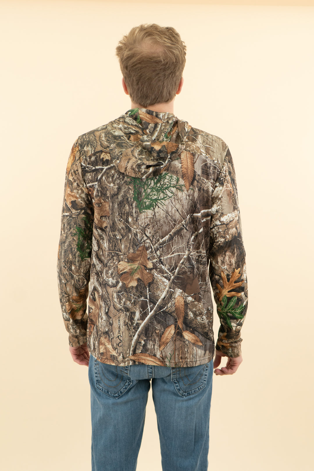 AUCTION under armour camo realtree edge hooded long sleeve shirt (l)- JASON