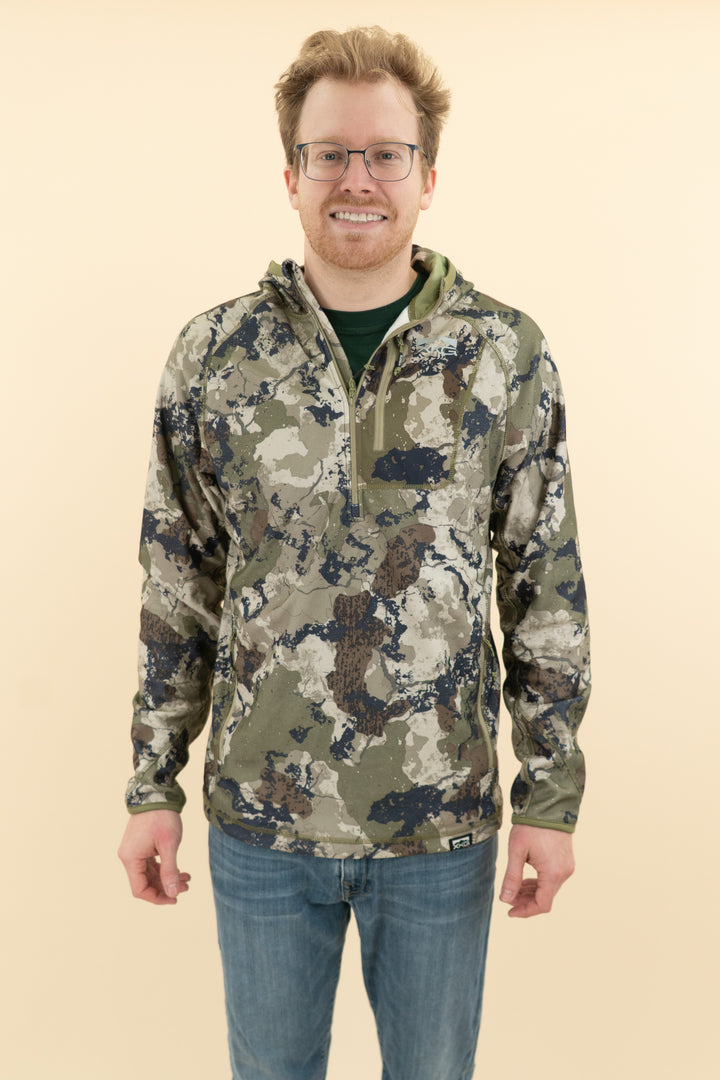 AUCTION kings camo quarter zip nwt (l)- JASON