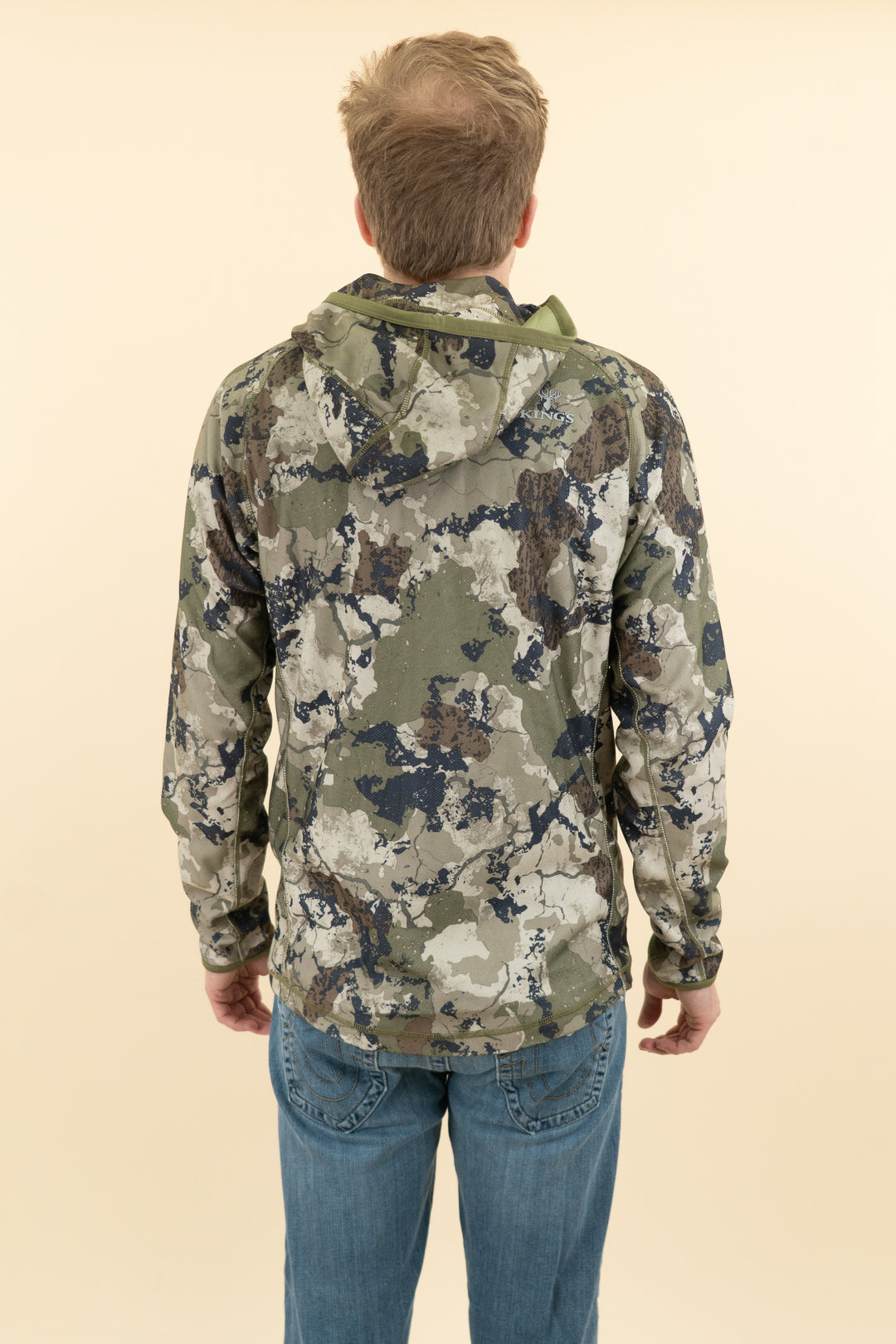 AUCTION kings camo quarter zip nwt (l)- JASON