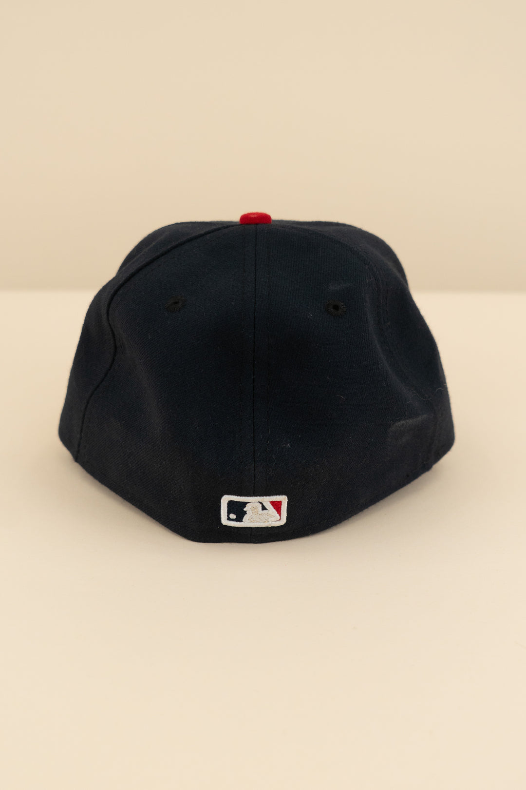 59fifty navy/red atlanta braves hat (os; retail $50)