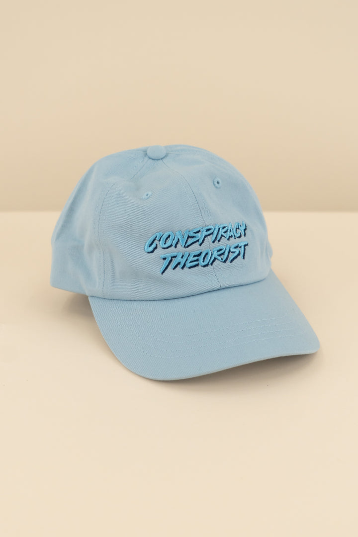 AUCTION the classics baby blue conspiracy theorist hat (os)