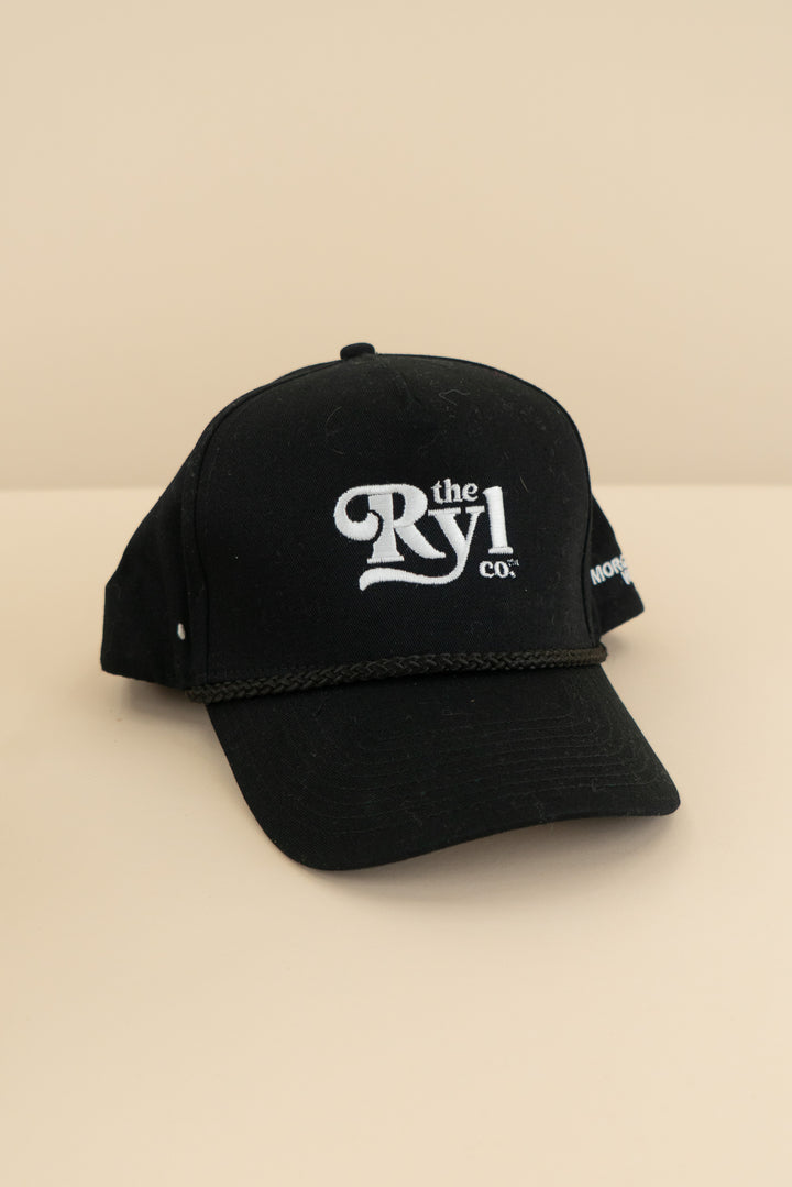 cobra black the ryl co. hat (os; retail $25)