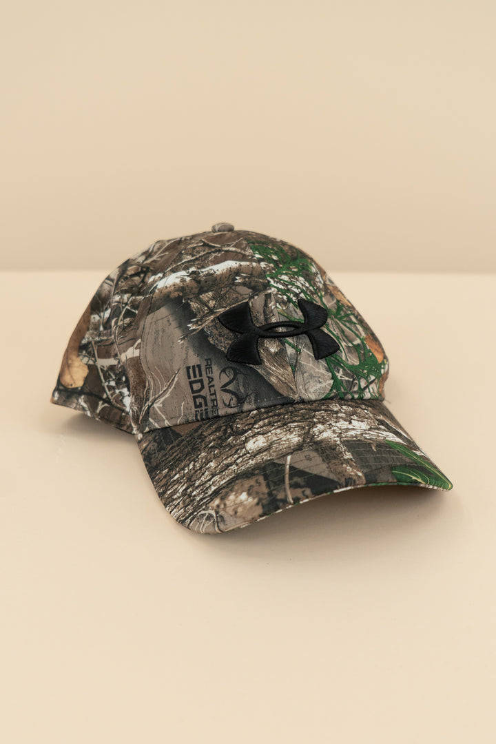 AUCTION under armour camo black logo hat (os)- JASON