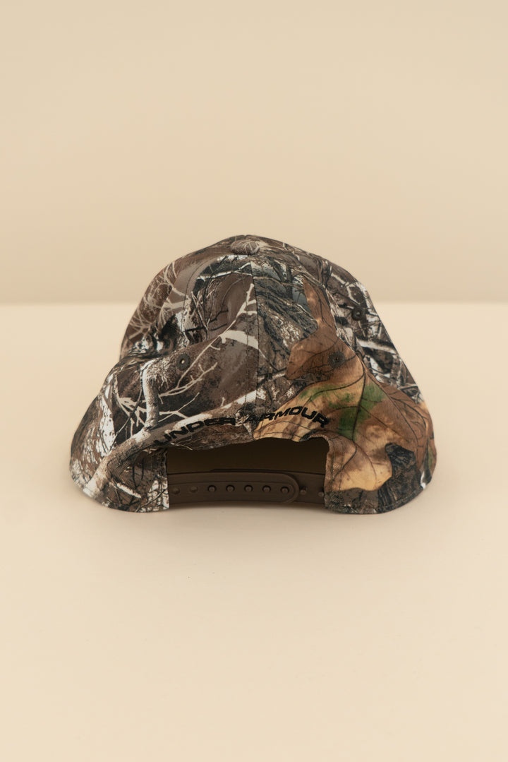 AUCTION under armour camo black logo hat (os)- JASON