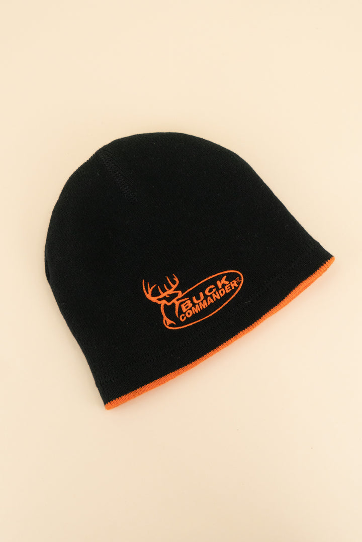 AUCTION buck commander black/orange reversible beanie (os)- JASON