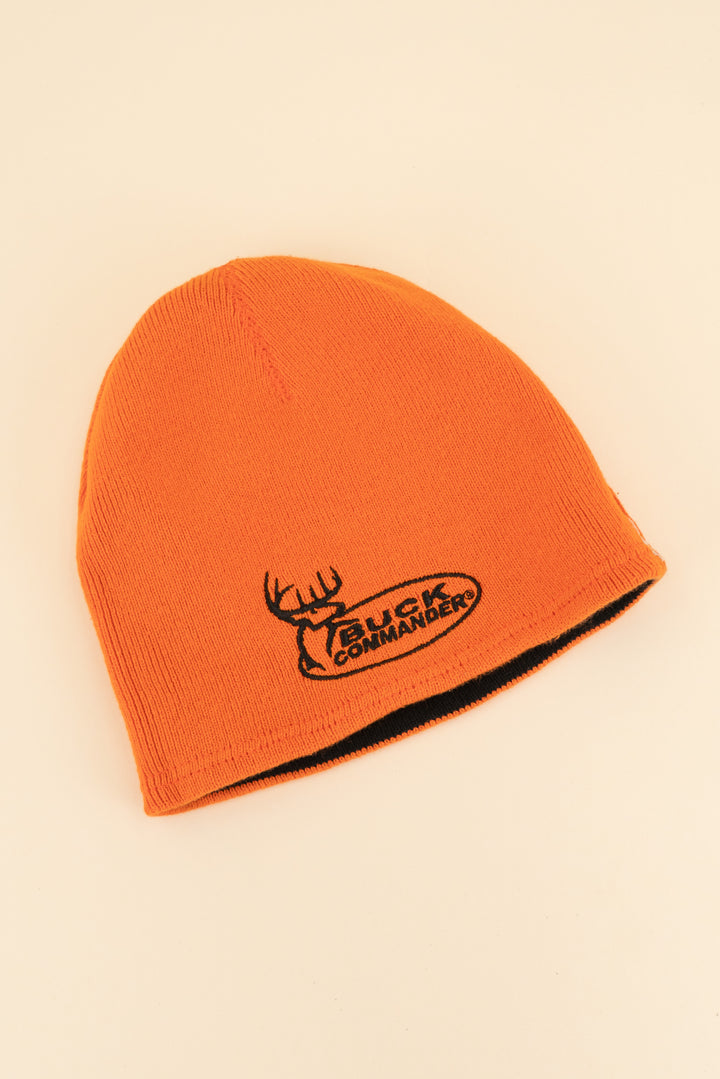 AUCTION buck commander black/orange reversible beanie (os)- JASON
