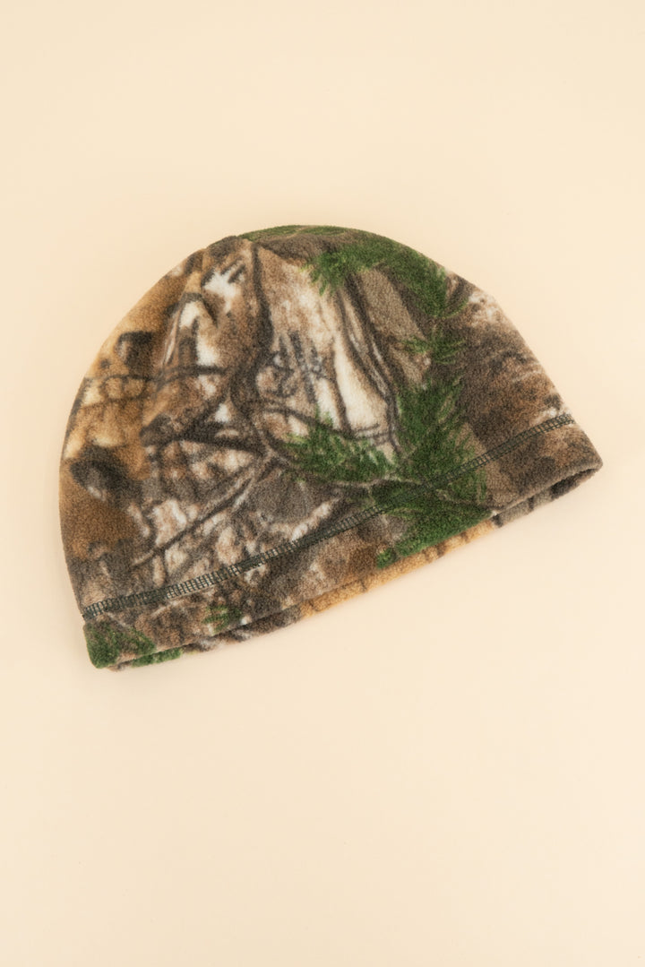 AUCTION under armour fleece camo red logo beanie (os)- JASON