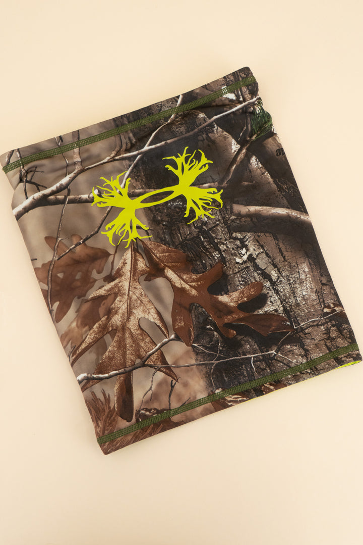 AUCTION under armour camo neon green scent control neck warmer(os)- JASON