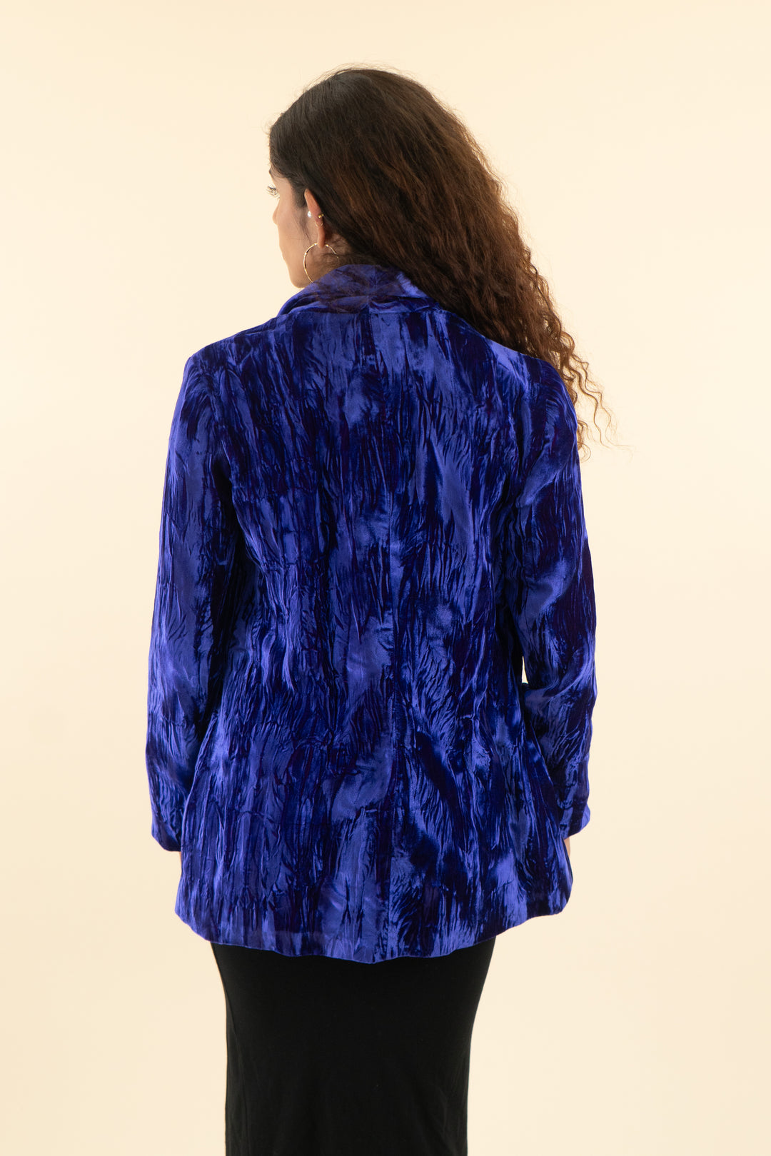 AUCTION alice + olivia purple velvet jacket (s)