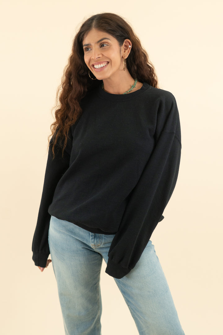 AUCTION missy empire black crewneck sweatshirt (12)