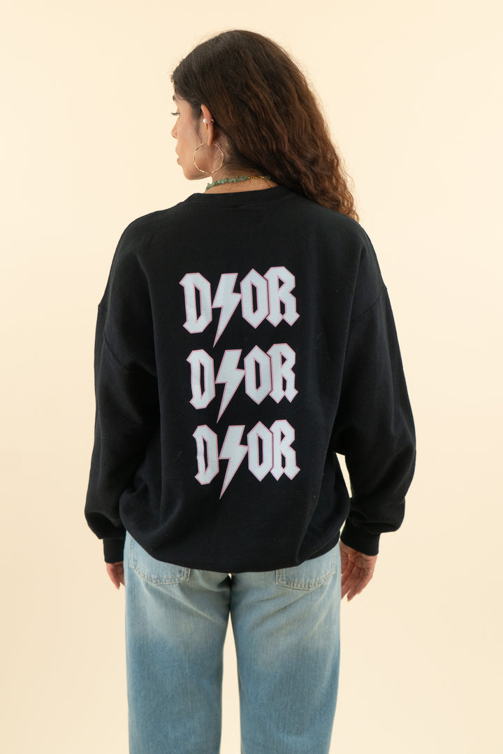 AUCTION missy empire black crewneck sweatshirt (12)