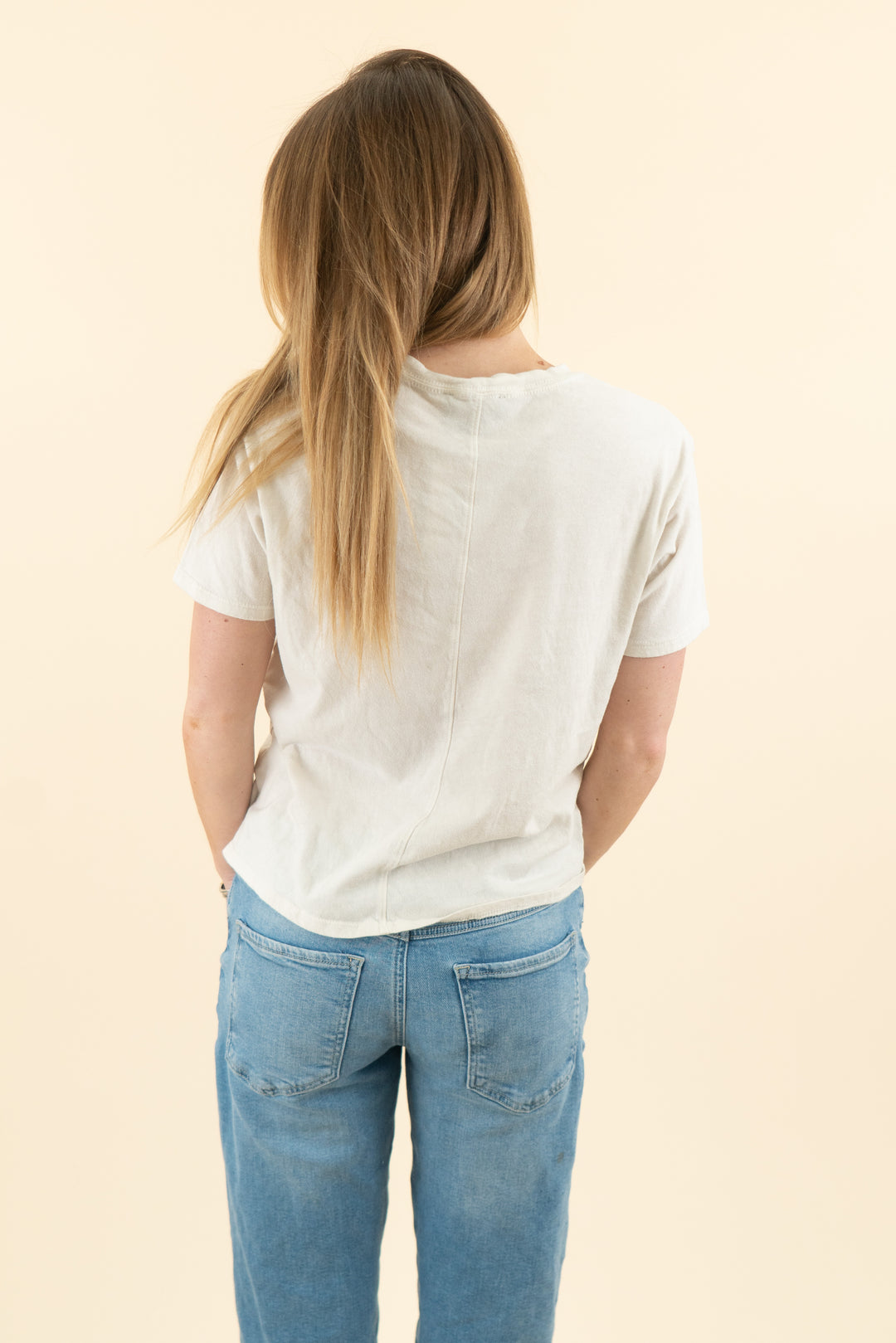 david lerner cream barbados tee (s; retail $70)