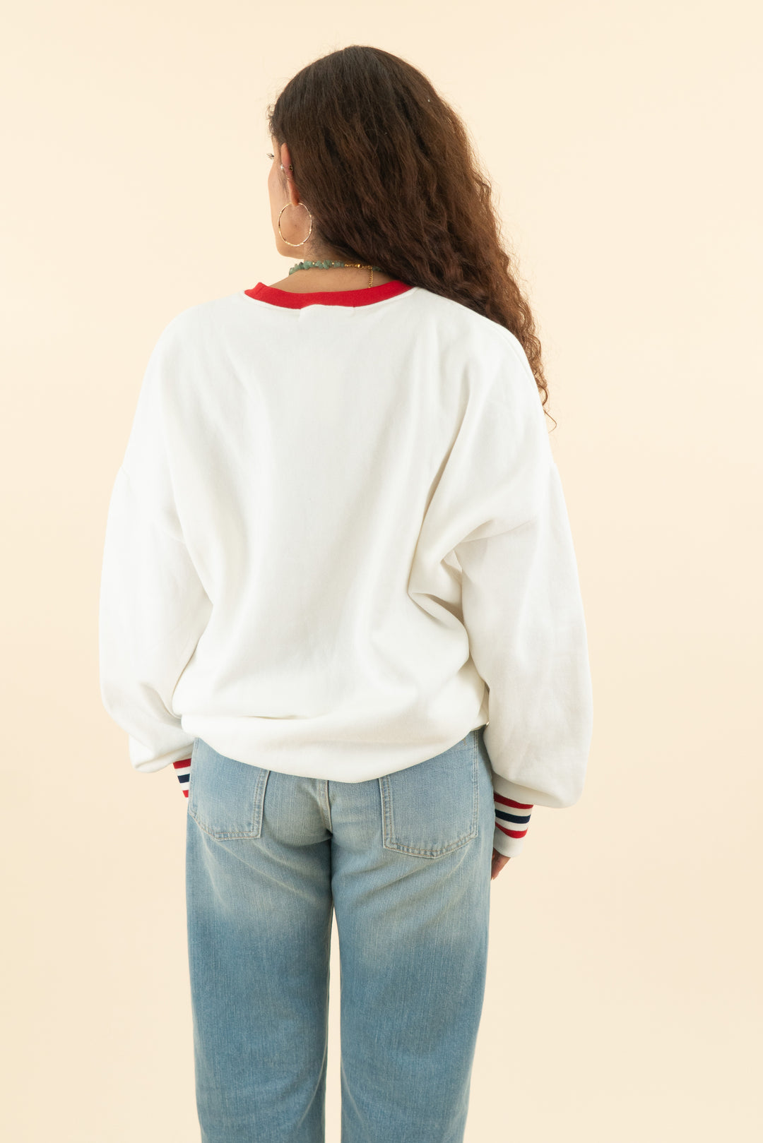 AUCTION the laundry room white coors light retro crewneck sweatshirt nwt (s)