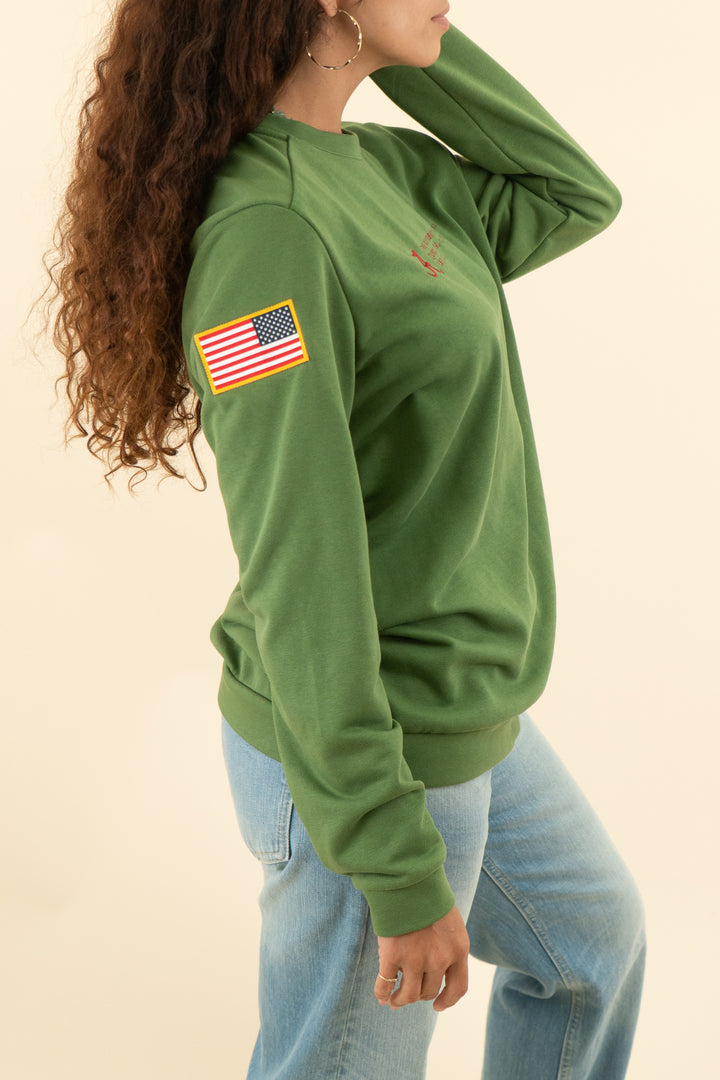 AUCTION nike dri fit army green alabama long sleeve top (m)