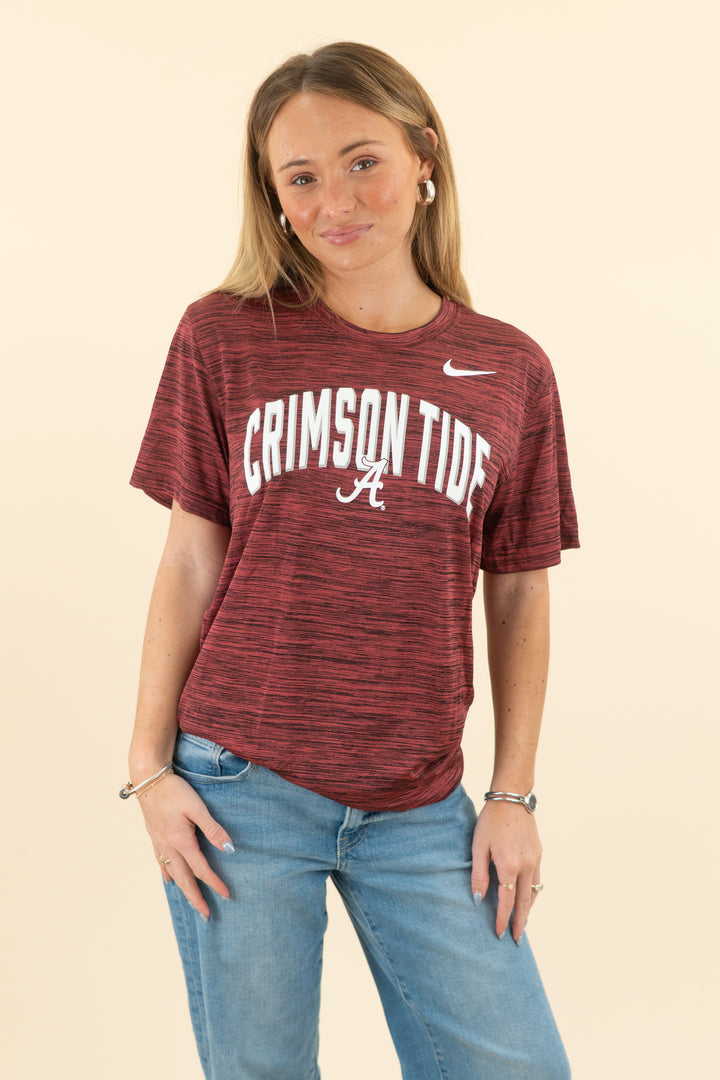 AUCTION the nike tee crimson and black crimson tide tee (s)