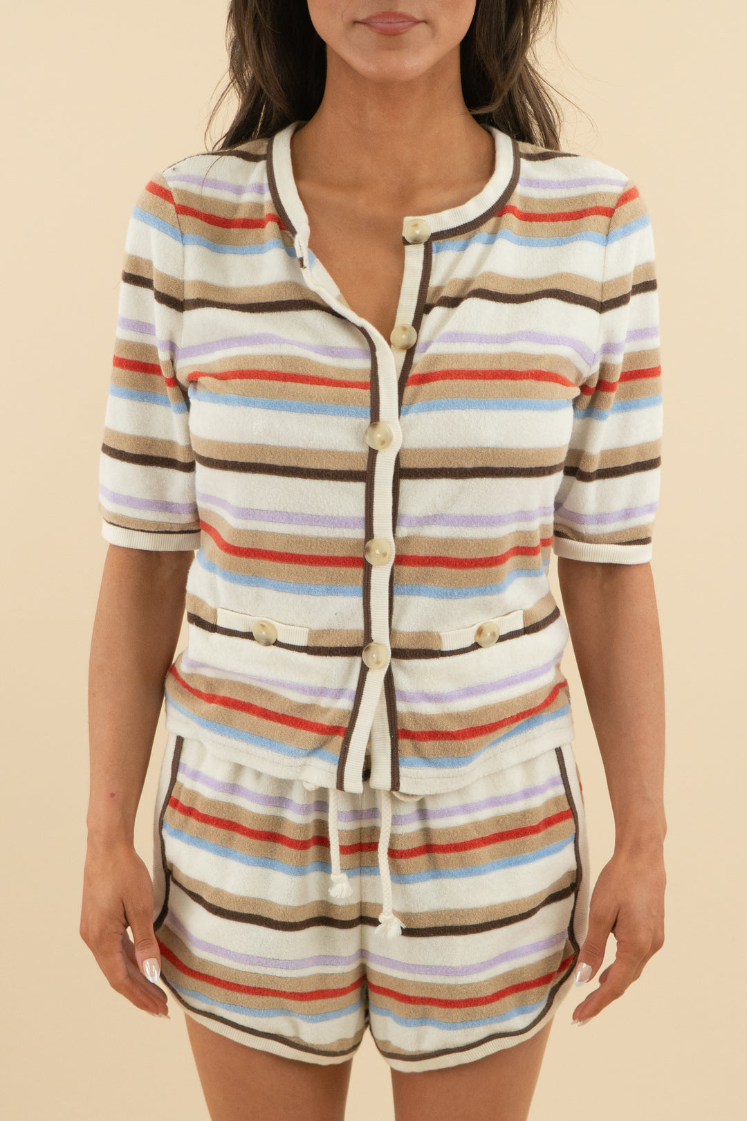 veronica beard colorful striped set (s; retail $672)