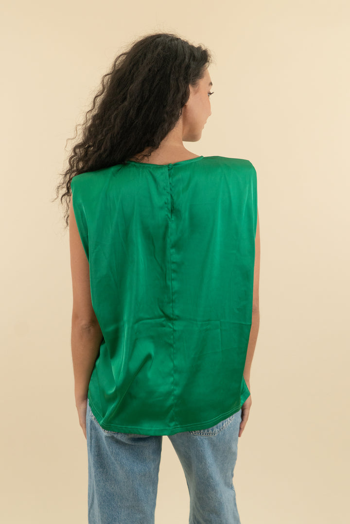 sugar lips green top nwt (s; retail $49)