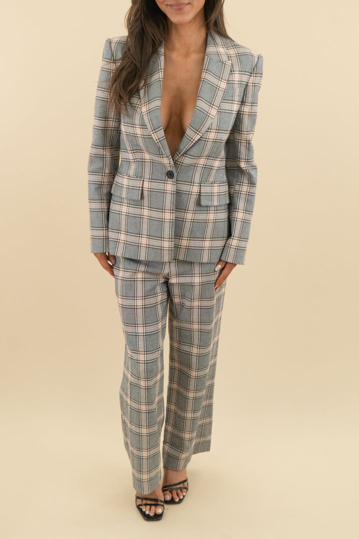 joie plaid blazer (xs; retail $128)