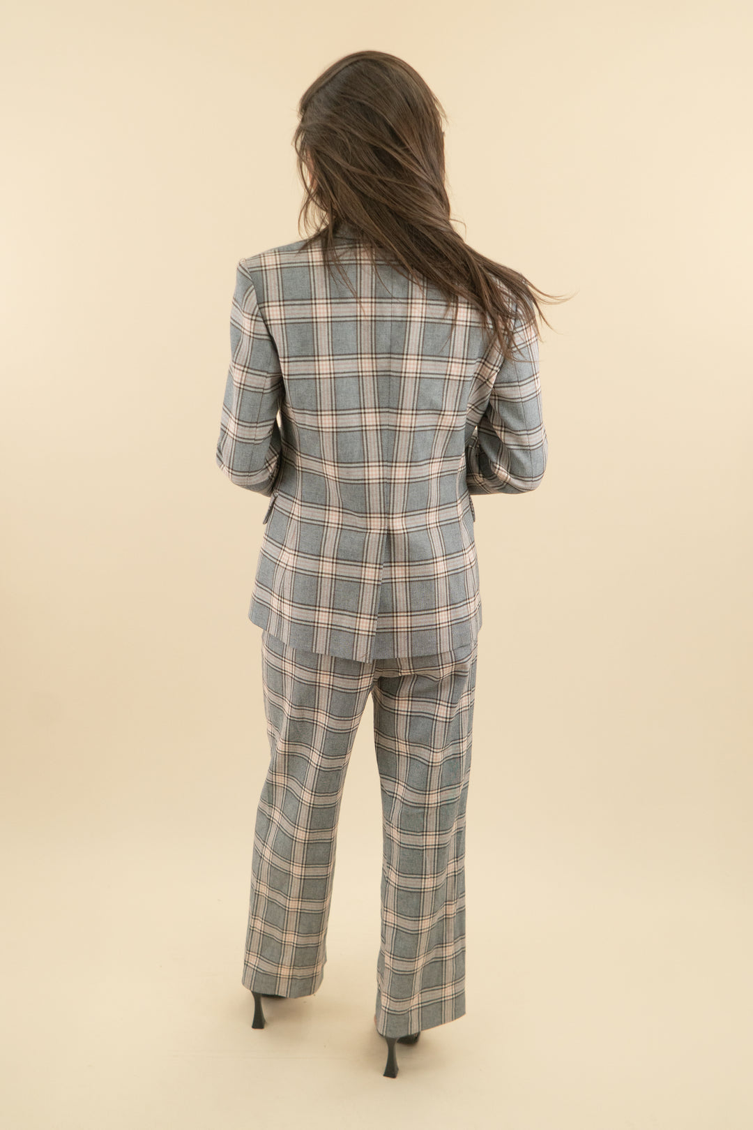 joie plaid blazer (xs; retail $128)