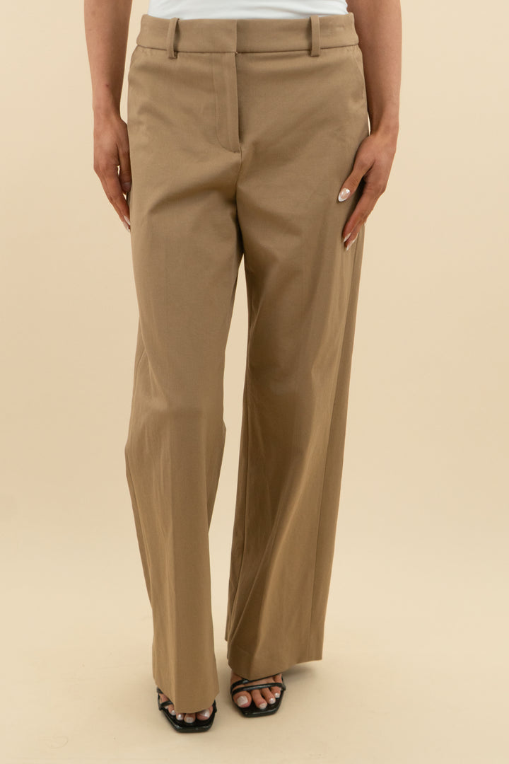 j crew tan flare trouser (0; retail $158)