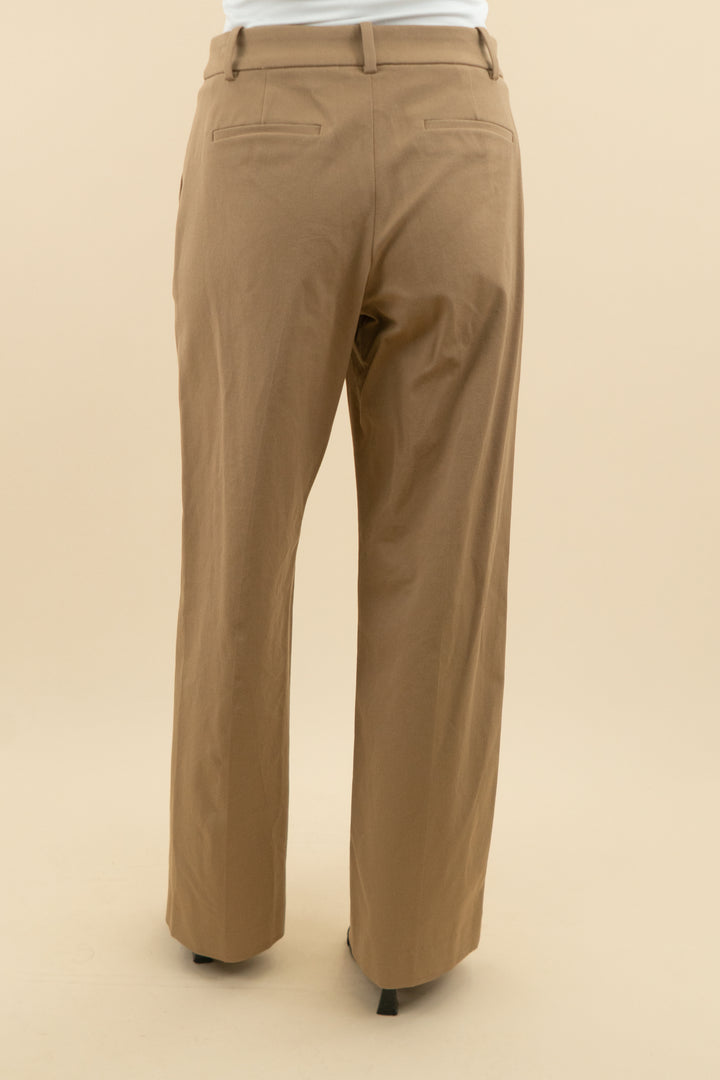 j crew tan flare trouser (0; retail $158)