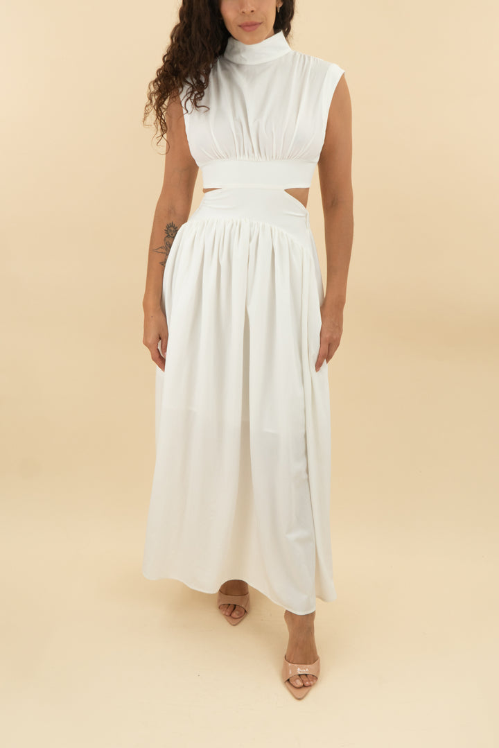 commense white cut out maxi dress (xs; retail $59)