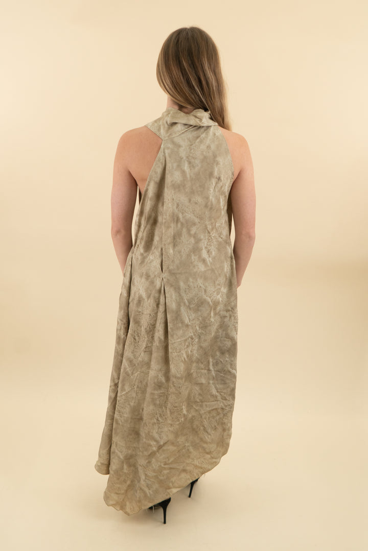 zara tan asymmetrical long top nwt (xs: $69)