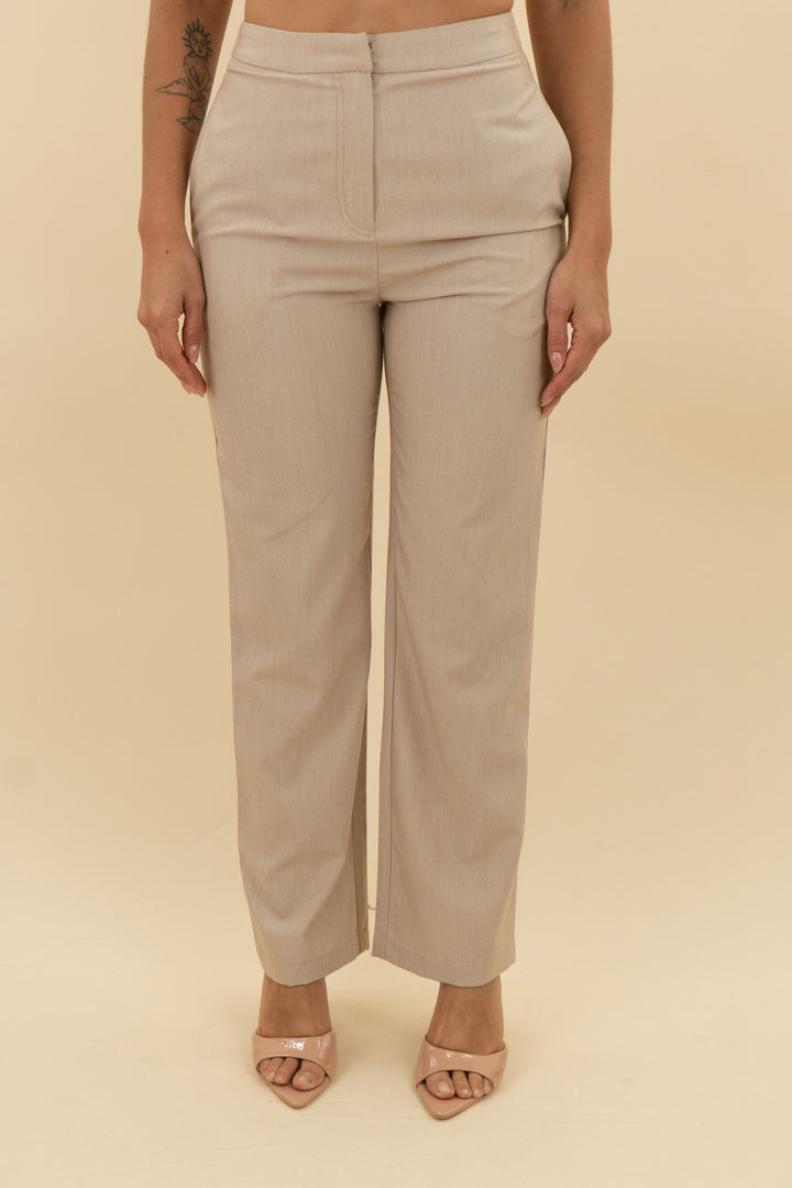 lulus tan trouser pants (s; retail $79)