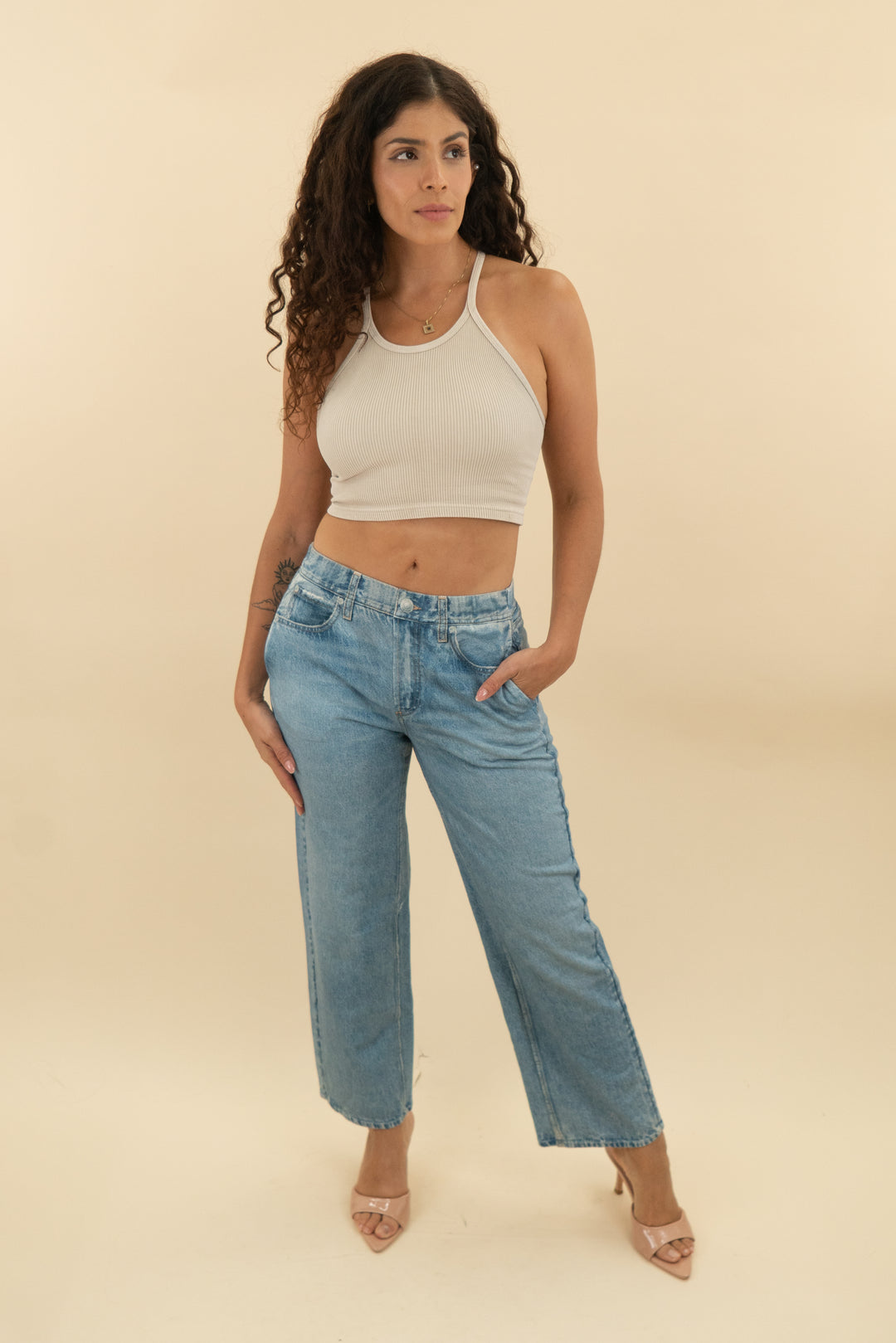 rag & bone denim printed pants (s; retail $198)