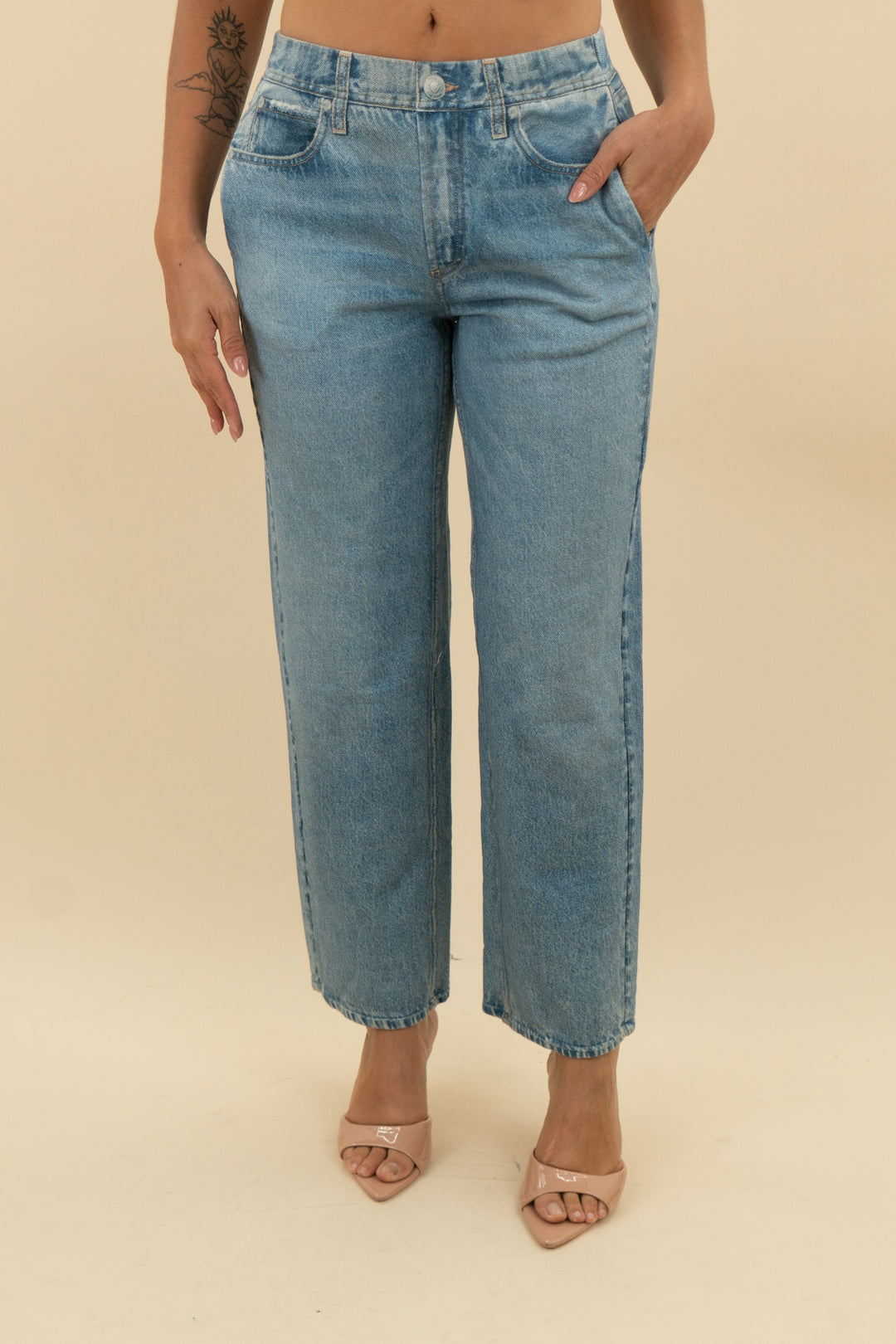 rag & bone denim printed pants (s; retail $198)