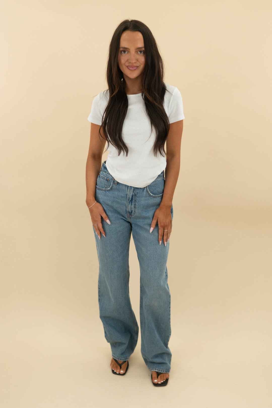 abercrombie & fitch the loose high rise denim pants (26)