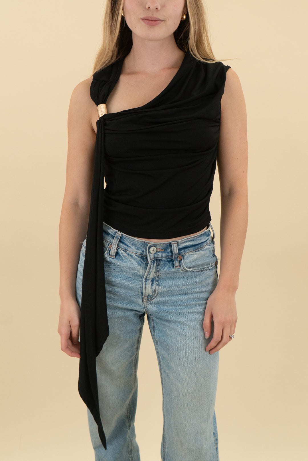 *AUCTION* cider black asymmetrical top (s)