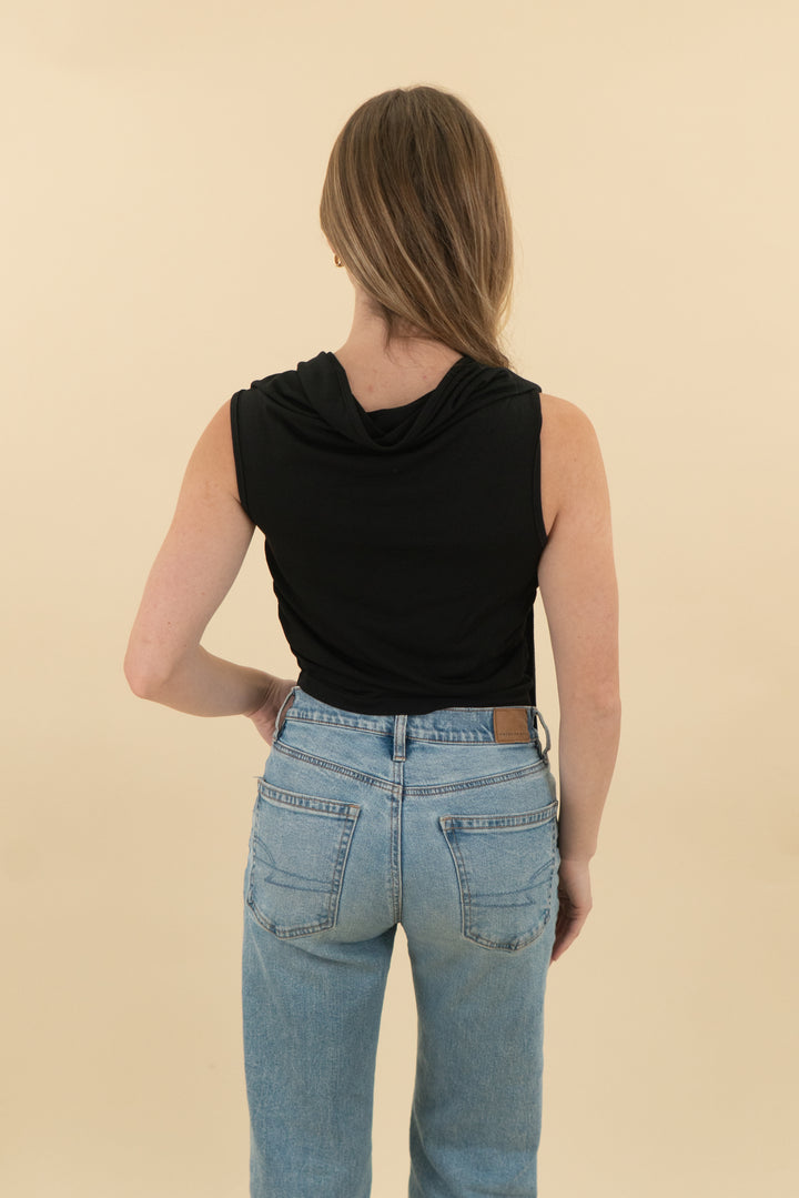 *AUCTION* cider black asymmetrical top (s)