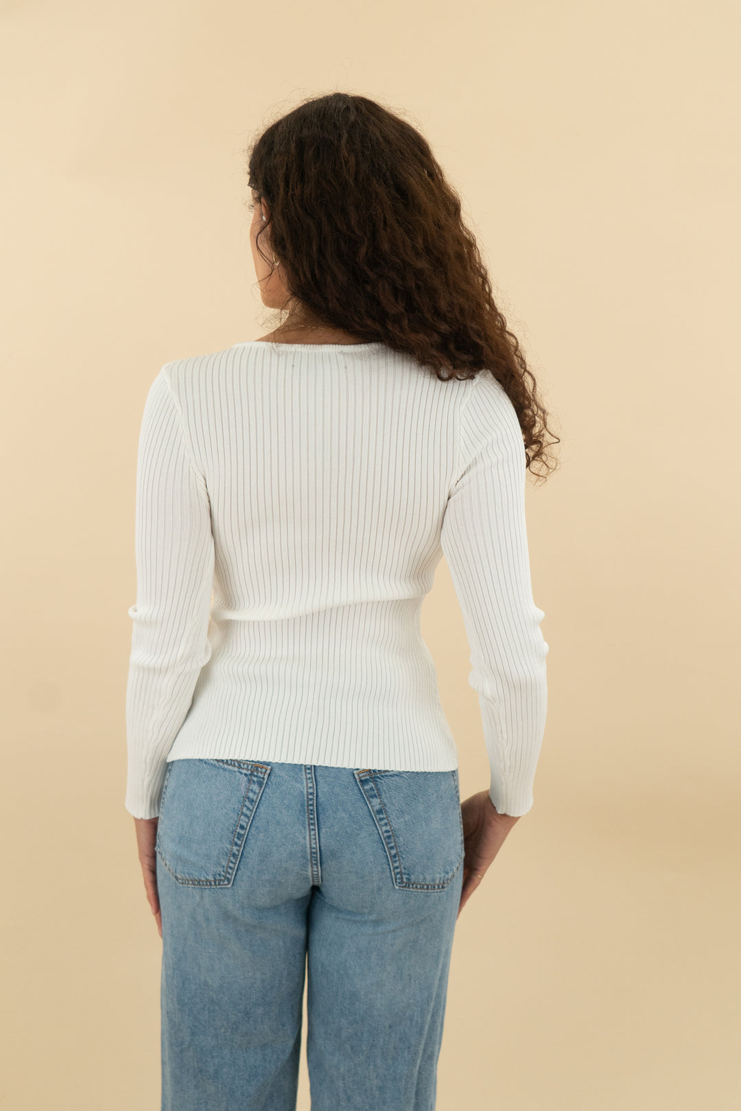 bardot white knit ribbed cardigan nwt (s; retail $109)