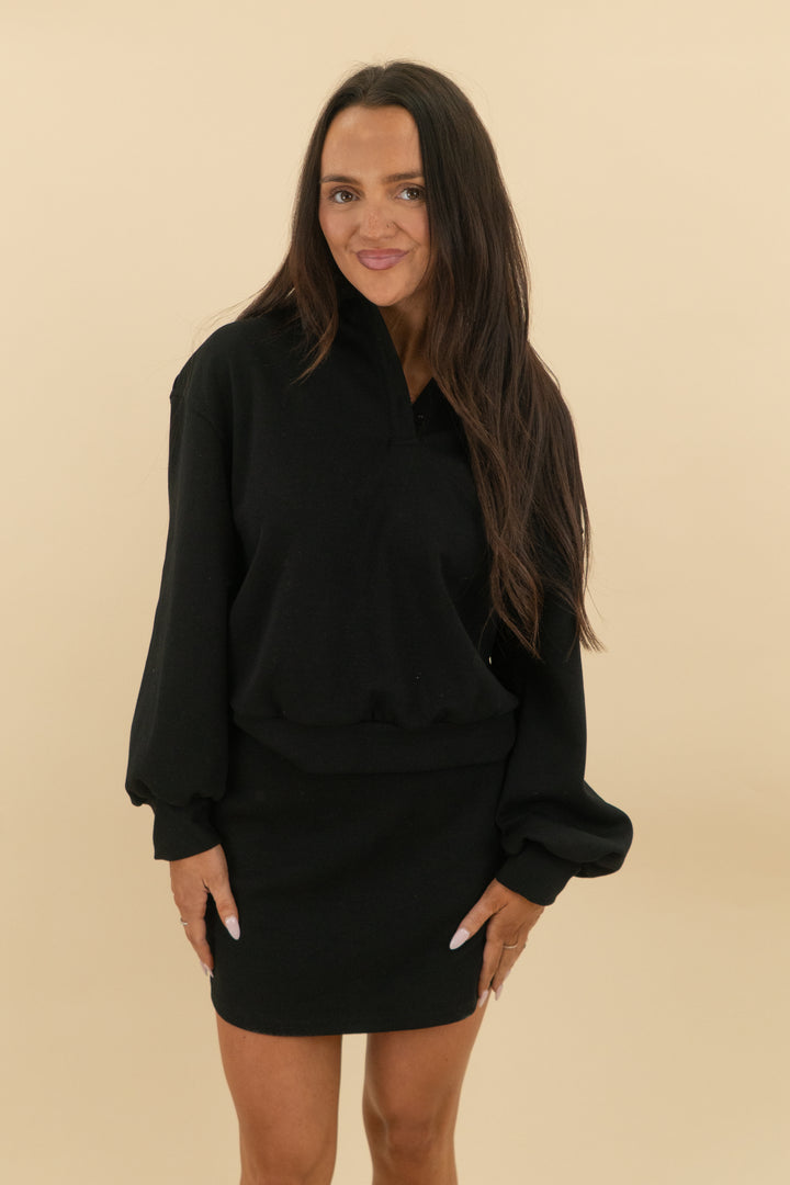 exlura black top and skort set (s; retail $43)