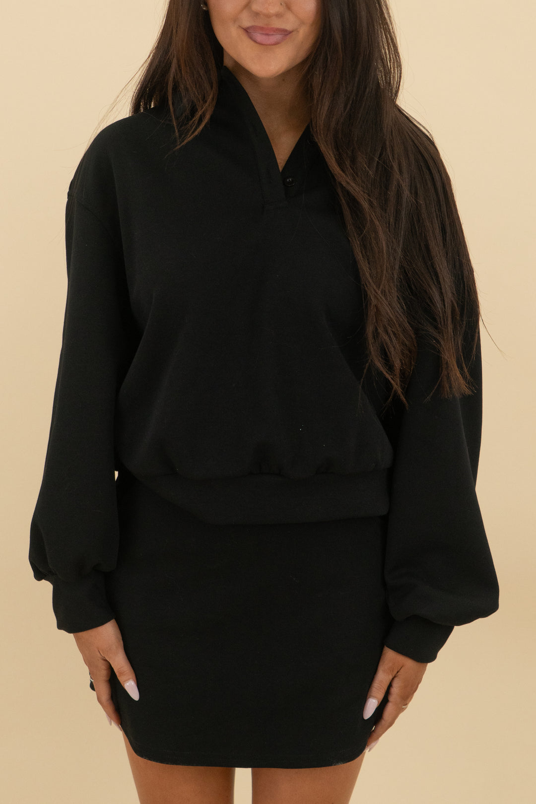 exlura black top and skort set (s; retail $43)