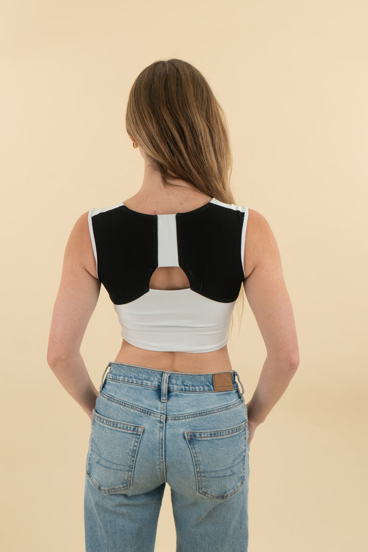 forme white sports bra (s; retail $188)