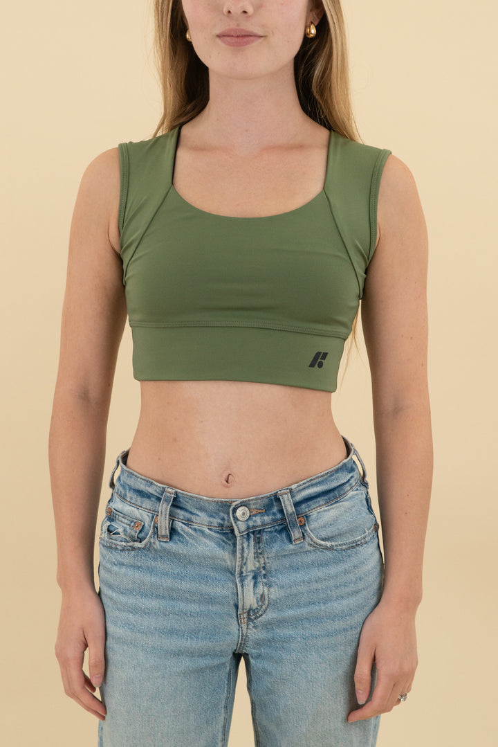 forme green sports bra (s; retail $188)