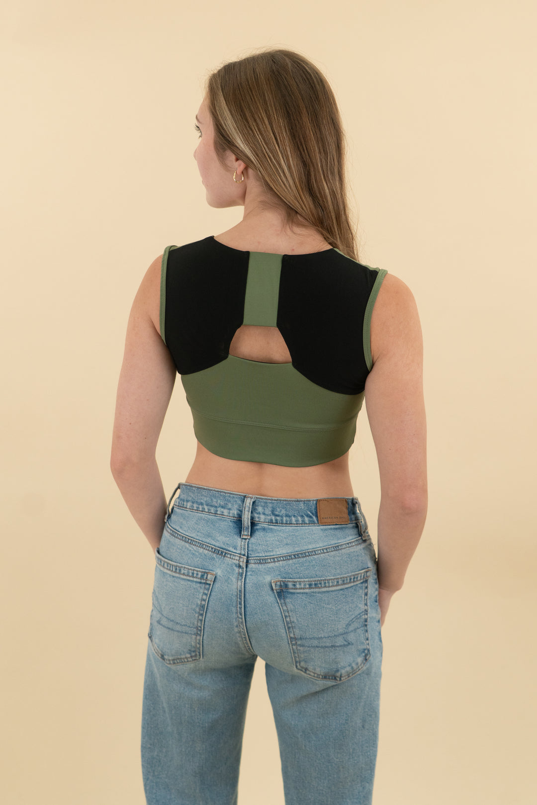 forme green sports bra (s; retail $188)